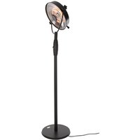 Sunred® Heizstrahler Retro schwarz 2100 w Halogenstrahler Standgerät stehend standing von PROLENTA PREMIUM