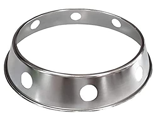 SUNRISE Kitchen Supply Wok-Ring aus beschichtetem, wendbarem Stahl (21 cm/27,3 cm) von SUNRISE