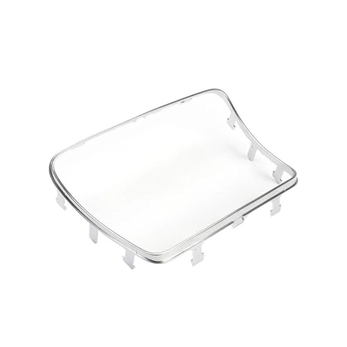 SUNSKYLY Kompatibel mit Mercedes Benz GLC C-Klasse W253 W205 2015–2020. Auto-Mittelkonsole, Aschenbecher, Getränkehalter, Streifenverkleidung, silberfarbener Chromrahmen von SUNSKYLY
