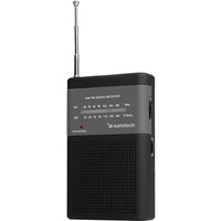 Sunstech - RPS42 - Tragbares Radio mit Lautsprecher, Farbe Schwarz von SUNSTECH