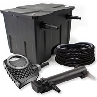 Sunsun - Komplettset: CBF-350 Teichfilter bis 12000 l Teichfilteranlage als Durchlauffilter, CTF-8000 SuperECO Teichpumpe 8000l/h 70W, CUV-336 Sunsun - Komplettset: CBF-350 Teichfilter bis 12000 l Teichfilteranlage als Durchlauffilter, CTF-8000 SuperECO Teichpumpe 8000l/h 70W, CUV-336 von SUNSUN