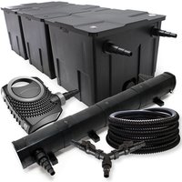 Sunsun - Komplettset: CBF-350C Teichfilter bis 90000L Teichfilteranlage als Durchlauffilter, CTF-8000 Teichpumpe 8000l/h 70W, CUV-272 Teichklärer uvc Sunsun - Komplettset: CBF-350C Teichfilter bis 90000L Teichfilteranlage als Durchlauffilter, CTF-8000 Teichpumpe 8000l/h 70W, CUV-272 Teichklärer uvc von SUNSUN