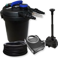 Wiltec Komplettset: CPF-180 Teichdruckfilter bis 6000 L mit 11 Watt UV-C Teichklärer, NEO8000 SuperEco Teichpumpe 8000l/h 70W, 25m Teichschlauch 25 Wiltec Komplettset: CPF-180 Teichdruckfilter bis 6000 L mit 11 Watt UV-C Teichklärer, NEO8000 SuperEco Teichpumpe 8000l/h 70W, 25m Teichschlauch 25 von SUNSUN
