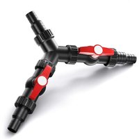 Y-Verteiler Absperrhahn 20/25mm Stufentülle Verbinder Y-Verteiler Absperrhahn 20/25mm Stufentülle Verbinder von SUNSUN