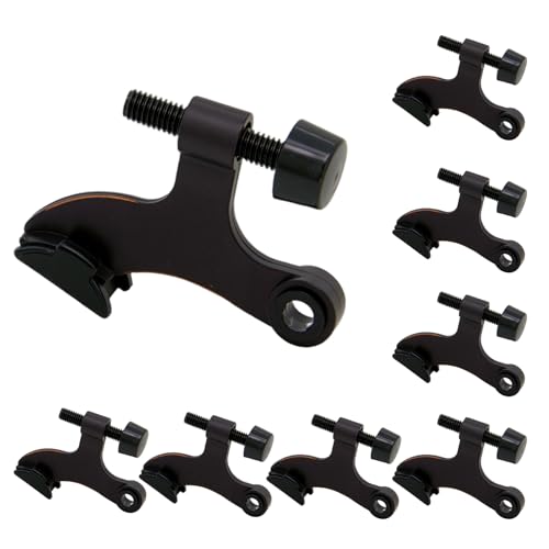 8 Stück Scharnierstifte, ölgeriebener Bronze-Türstopper, verstellbar, strapazierfähig, Scharnierstift, Türstopper mit ölgeriebenen Bronze-Gummi-Stoßdämpferspitzen 8 Stück Scharnierstifte, ölgeriebener Bronze-Türstopper, verstellbar, strapazierfähig, Scharnierstift, Türstopper mit ölgeriebenen Bronze-Gummi-Stoßdämpferspitzen von SUNTAI