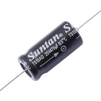 Suntan TS13AE1J222MSB000R Elektrolyt-Kondensator axial bedrahtet 2.200 µF 63 V 0.2 % (Ø x L) 40 mm von SUNTAN