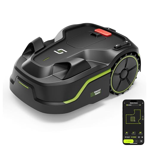 SUNTEK I600+ Mähroboter, Rasenmäher Roboter mit Smart Routenplanung für Rasenflächen bis 600 m², Ultraschall Hindernisvermeidung & Mehrzonen-Management, Mit stabilem Begrenzungskabel, Steigung 35% von SUNTEK