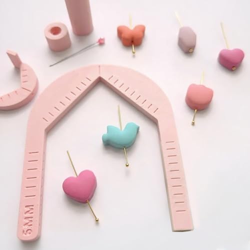SUNUCO Polymer Clay Tools, Bead Guides Werkzeugsatz für Dicke Polymer Clay Cutter Perlen, töpferei Set, Tiefe + Bohrungen,Perlenbohren, töpferset für zuhause, modelierwerkzeugset SUNUCO Polymer Clay Tools, Bead Guides Werkzeugsatz für Dicke Polymer Clay Cutter Perlen, töpferei Set, Tiefe + Bohrungen,Perlenbohren, töpferset für zuhause, modelierwerkzeugset von SUNUCO