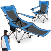 SUNULA Faltbar Campingstuhl mit Beinauflage, Klappstuhl Liegestuhl für Outdoor, Angelstuhl Sonnenstuhl ultraleichter mit Armlehnen und SUNULA Faltbar Campingstuhl mit Beinauflage, Klappstuhl Liegestuhl für Outdoor, Angelstuhl Sonnenstuhl ultraleichter mit Armlehnen und von SUNULA