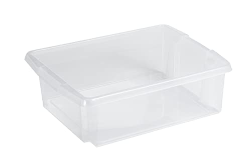 3 Stück - SUNWARE Nesta Box (Ohne Deckel) - 17 Liter - 45,5 x 36 x 14,5cm - transparent von SUNWARE perfectly organised