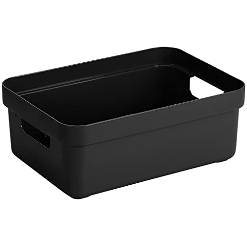 3 Stück - SUNWARE Sigma Home Box - 9,0 Liter - ohne Deckel - 352x253x122mm - Schwarz 3 Stück - SUNWARE Sigma Home Box - 9,0 Liter - ohne Deckel - 352x253x122mm - Schwarz von SUNWARE perfectly organised