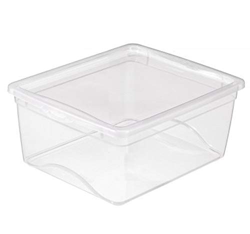 6 x SUNWARE Omega Clearbox mit Deckel - 2 Liter - 190 x 159 x 90 mm - transparent von SUNWARE perfectly organised