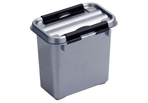 SUNWARE Q-Line Box - 1,1 Liter - 150 x 100 x 143mm - Silber/schwarz von SUNWARE perfectly organised