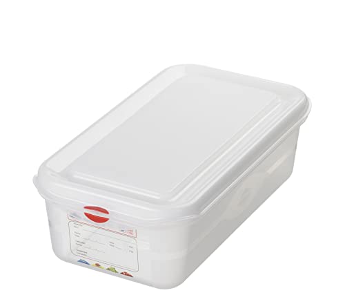 SUNWARE perfectly organised 2 Stück - Gastronorm 1/3 - Lebensmittelcontainer mit dichtem Deckel - 4 Liter, 325x176x100mm - transparent SUNWARE perfectly organised 2 Stück - Gastronorm 1/3 - Lebensmittelcontainer mit dichtem Deckel - 4 Liter, 325x176x100mm - transparent von SUNWARE perfectly organised