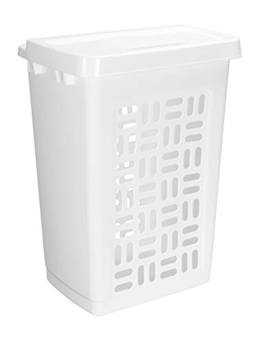 Sunware Basic Wäschekorb, weiß, 60 Liter von SUNWARE perfectly organised