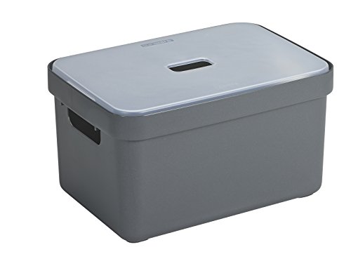 SUNWARE Sigma Flex Box 13 Liter mit Deckel - anthrazit/transparent von SUNWARE perfectly organised