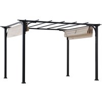 Sunjoy - Stahl/Stoff Pergola giona - 363cm x 277cm von SUNJOY