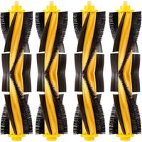 (4 Stück) Rollenbürsten, Hauptbürsten, Ersatzteile für Ecovacs DEEBOT OZMO 920 950 T8 AIVI Max T9 T5 N5 N7 N8+ N8 Pro DX55 DX93 DJ65 von SUNXURY