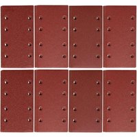 10er-Pack Schleifblätter 93 x 185 mm - 8-Loch-Quadrat-Klett-Schleifpapier - 1200 verschiedene Körnungen - Polieren und Rostentfernung von SUNXURY