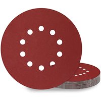 225 mm Schleifscheiben, 10 Stück, Körnung P320, 10 Löcher, 225 mm, runde Schleifscheiben, Schleifpapier für Schleifmaschine 225 mm Schleifscheiben, 10 Stück, Körnung P320, 10 Löcher, 225 mm, runde Schleifscheiben, Schleifpapier für Schleifmaschine von SUNXURY