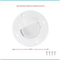 2PC Universal Weiß Nylon Marine Boot Heck Deck Montieren Ablauf Attika Ventil Schraube Kappe Bung Stecker Ersatz Zubehör von SUNXURY