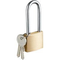 2er-Pack Vorhängeschloss aus massivem Messing mit Schloss und Schlüssel, 40 mm breitem Schlosskörper und 2,5 cm langem Bügelschloss für Außenzäune 2er-Pack Vorhängeschloss aus massivem Messing mit Schloss und Schlüssel, 40 mm breitem Schlosskörper und 2,5 cm langem Bügelschloss für Außenzäune von SUNXURY