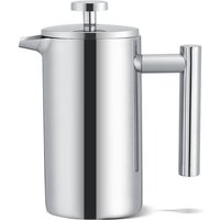 350 ml doppelwandige Kaffeemaschine aus Edelstahl, French Press-Kaffeemaschine mit Filter von SUNXURY