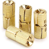 4 Stück 10 mm Messing-Verdecktscharniere, Möbel-Verdecktscharniere, 180-Grad-Öffnungswinkel 4 Stück 10 mm Messing-Verdecktscharniere, Möbel-Verdecktscharniere, 180-Grad-Öffnungswinkel von SUNXURY