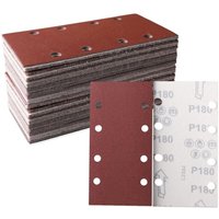 50er-Pack Schleifblätter 93 x 185 mm - 8-Loch-Quadrat-Klett-Schleifpapier - 150 verschiedene Körnungen - Polieren und Rostentfernung 50er-Pack Schleifblätter 93 x 185 mm - 8-Loch-Quadrat-Klett-Schleifpapier - 150 verschiedene Körnungen - Polieren und Rostentfernung von SUNXURY