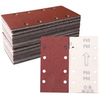 50er-Pack Schleifblätter 93 x 185 mm - 8-Loch-Quadrat-Klett-Schleifpapier - 60 verschiedene Körnungen - Polieren und Rostentfernung 50er-Pack Schleifblätter 93 x 185 mm - 8-Loch-Quadrat-Klett-Schleifpapier - 60 verschiedene Körnungen - Polieren und Rostentfernung von SUNXURY