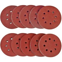 60 Stück 125 mm Schleifscheiben, Körnung 180, 8-Loch-Schleifpapier-Schleifscheiben, ideal zum Schleifen/Polieren 60 Stück 125 mm Schleifscheiben, Körnung 180, 8-Loch-Schleifpapier-Schleifscheiben, ideal zum Schleifen/Polieren von SUNXURY