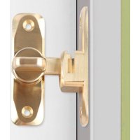 90/180-Grad-Türschlossschnalle, rechtwinklige Schnalle, Türriegel, Scheunentorschloss, Schiebetürschloss, Schrankschloss (Gold) von SUNXURY