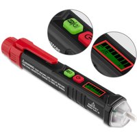 Berührungsloser Spannungsprüfer, Spannungstester mit doppelter Empfindlichkeit 12 V/48 V – 1000 V, LCD-Anzeige, Prüfung von Phase/Neutralleiter, Berührungsloser Spannungsprüfer, Spannungstester mit doppelter Empfindlichkeit 12 V/48 V – 1000 V, LCD-Anzeige, Prüfung von Phase/Neutralleiter, von SUNXURY