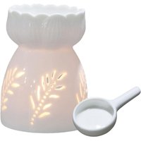 Brenner für ätherische Öle, Keramik-Kerzenbrenner, Kerzenhalter-Diffusor mit Kerzenhalter, Nachtduftlampe, Aromatherapie-Diffusor, Nachtlampe für Brenner für ätherische Öle, Keramik-Kerzenbrenner, Kerzenhalter-Diffusor mit Kerzenhalter, Nachtduftlampe, Aromatherapie-Diffusor, Nachtlampe für von SUNXURY