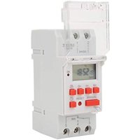 DC 24 V 30 A Wöchentlicher 12/24-Stunden-Zeitschaltuhr-LCD-Ein-/Aus-Programmierbares Steuerzeitrelais, Zeitschaltuhr von SUNXURY