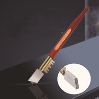 Diamant-Glasschneider, robustes Schneidwerkzeug zum Schneiden von Glas mit Hartholzgriff bis zu einer Dicke von 2–6 mm Diamant-Glasschneider, robustes Schneidwerkzeug zum Schneiden von Glas mit Hartholzgriff bis zu einer Dicke von 2–6 mm von SUNXURY