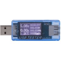 Digitaler USB-Spannungstester, 8-in-1-Voltmeter-Detektor, 0-5 A, 0-150 W, 4-30 V, Blau Digitaler USB-Spannungstester, 8-in-1-Voltmeter-Detektor, 0-5 A, 0-150 W, 4-30 V, Blau von SUNXURY