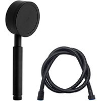 Duschkopf mit Schlauch und Handbrause Ø 72 mm mit 1,5 m Edelstahl-Brauseschlauch wassersparend und Hochdruck-Handbrause schwarz Duschkopf mit Schlauch und Handbrause Ø 72 mm mit 1,5 m Edelstahl-Brauseschlauch wassersparend und Hochdruck-Handbrause schwarz von SUNXURY