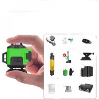 Laser-Wasserwaage, 3D 12 Linien Multifunktionales Laser-Wasserwaagenwerkzeug Vertikale Horizontale Linien mit Selbstnivellierungsfunktion Laser-Wasserwaage, 3D 12 Linien Multifunktionales Laser-Wasserwaagenwerkzeug Vertikale Horizontale Linien mit Selbstnivellierungsfunktion von SUNXURY