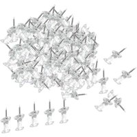 Reißzwecken – 130 Stück transparente Reißzwecken, Pinnwand-Reißzwecken für Korkplatten, Karten-Reißzwecken, Foto-Aufhänge-Reißzwecken, Reißzwecken Reißzwecken – 130 Stück transparente Reißzwecken, Pinnwand-Reißzwecken für Korkplatten, Karten-Reißzwecken, Foto-Aufhänge-Reißzwecken, Reißzwecken von SUNXURY