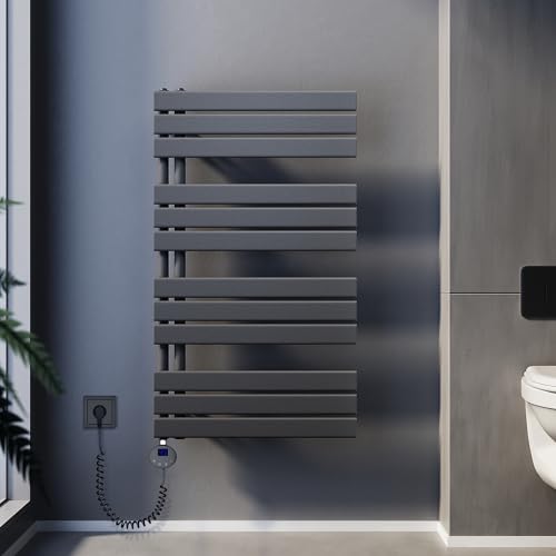 SUNXURY Badheizkörper Elektrisch mit Thermostat 1038x600mm 600 Watt Anthrazit, Panel Handtuchhalter Elektrisch Flach Handtuchtrokner Handtuchheizkörper mit Heizstab SUNXURY Badheizkörper Elektrisch mit Thermostat 1038x600mm 600 Watt Anthrazit, Panel Handtuchhalter Elektrisch Flach Handtuchtrokner Handtuchheizkörper mit Heizstab von SUNXURY