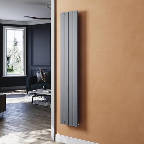 SUNXURY Heizkörper Flachheizkörper Anthrazit 1800 x 311 mm Heizkörper für Badezimmer Vertikal Design Einlagig Paneelheizkörper Badheizkörper Mittelanschluss SUNXURY Heizkörper Flachheizkörper Anthrazit 1800 x 311 mm Heizkörper für Badezimmer Vertikal Design Einlagig Paneelheizkörper Badheizkörper Mittelanschluss von SUNXURY