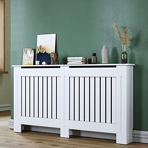 SUNXURY Heizkörperverkleidung 152x19x81.5cm Holz Weiß Matt Lackiert Groß Heizkörperabdeckung Oben Vertikal Modernes SUNXURY Heizkörperverkleidung 152x19x81.5cm Holz Weiß Matt Lackiert Groß Heizkörperabdeckung Oben Vertikal Modernes von SUNXURY