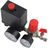 SUNXURY Kleiner Luftkompressor-Druckschalter-Steuerventilregler mit Messgeräten SUNXURY Kleiner Luftkompressor-Druckschalter-Steuerventilregler mit Messgeräten von SUNXURY