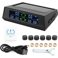 SUNXURY Reifendrucküberwachungssystem, solarbetriebener TPMS-Detektor mit externem Sensor LCD 6 für Wohnmobile SUNXURY Reifendrucküberwachungssystem, solarbetriebener TPMS-Detektor mit externem Sensor LCD 6 für Wohnmobile von SUNXURY