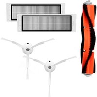 Staubsauger-Zubehörset, XIAOMI MI Roboter-Staubsauger-Zubehörset, Roboter-Staubsauger-Ersatzteile enthalten 1 Hauptbürste, 2 Seitenbürsten und 2 Staubsauger-Zubehörset, XIAOMI MI Roboter-Staubsauger-Zubehörset, Roboter-Staubsauger-Ersatzteile enthalten 1 Hauptbürste, 2 Seitenbürsten und 2 von SUNXURY