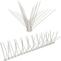 Taubenschutz 10 Meter Edelstahl Anti Tauben Spike 4 Reihen Vogelabwehr mit Easy Click Verschluss Taubenschutz 10 Meter Edelstahl Anti Tauben Spike 4 Reihen Vogelabwehr mit Easy Click Verschluss von SUNXURY