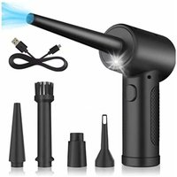 Trockenluftstaubtuch, leistungsstarke elektrische Staubtücher, wiederaufladbarer 6000-mAh-Akku, 51000 U/min-Luftgebläse mit drei Geschwindigkeiten Trockenluftstaubtuch, leistungsstarke elektrische Staubtücher, wiederaufladbarer 6000-mAh-Akku, 51000 U/min-Luftgebläse mit drei Geschwindigkeiten von SUNXURY