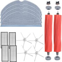 Zubehör für Roborock S7 MaxV Ultra / S7 MaxV / S7 Plus / S7 Max / S7 Roboterstaubsauger (2 Hauptbürsten + 4 Filter + 4 Eckbürsten + 4 Feuchttücher) von SUNXURY