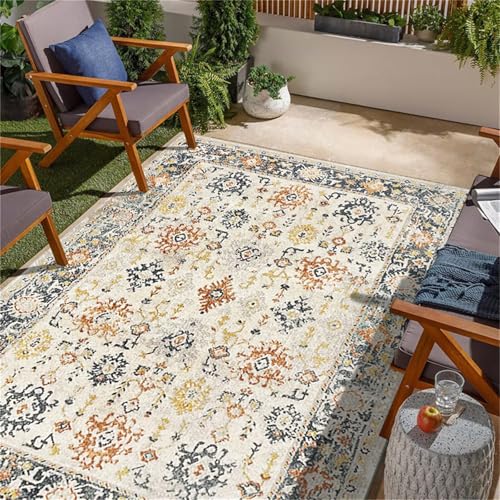 SUNYRDSM Kinder Zimmer Decor Kinderzimmer Teppich Vintage Style Shabby Chic Muster Dekor Gemütlich und Langlebig 200X300CM von SUNYRDSM